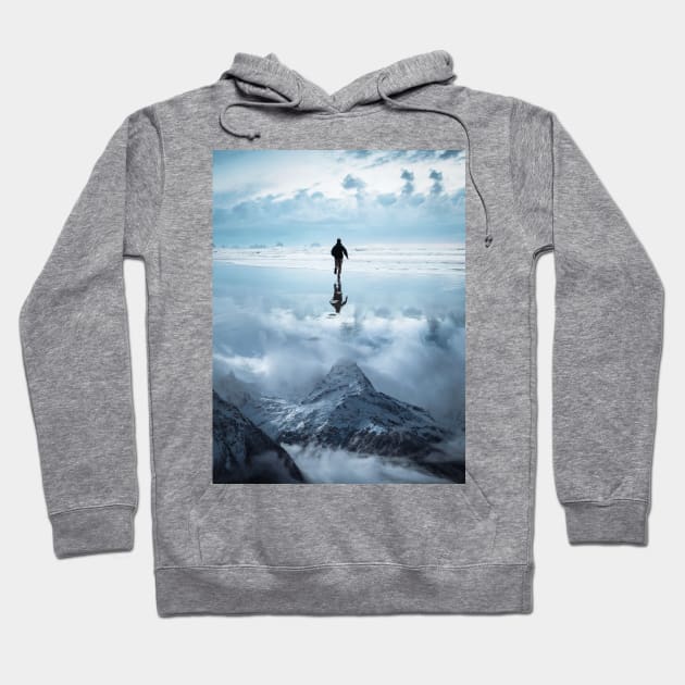 Walking on Clouds Hoodie by sherifarts